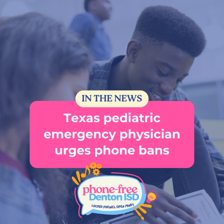 Texas Pediatric Emergency Physician Urges Phone Bans in Schools